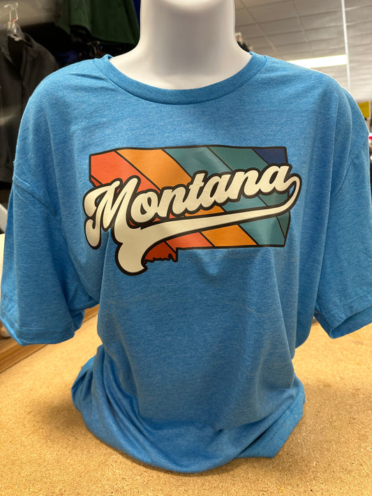 Short Sleeve T-Shirt Retro Montana